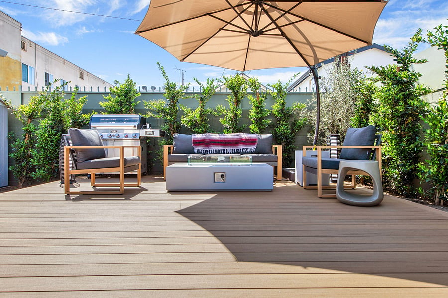 Shared backyard