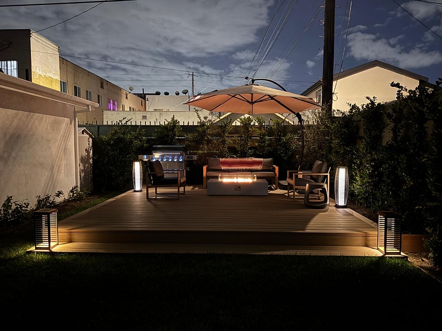 Shared backyard