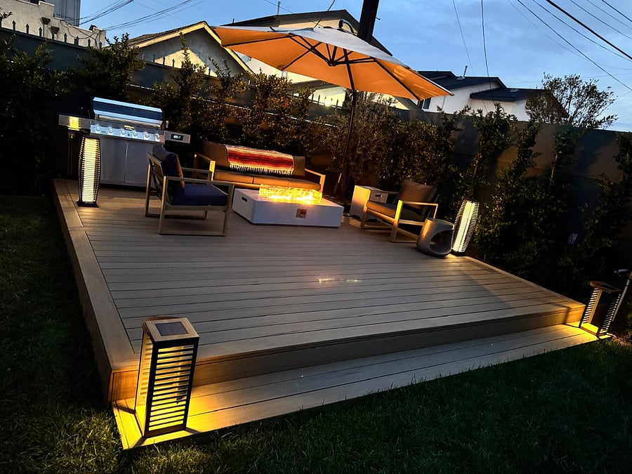Shared backyard