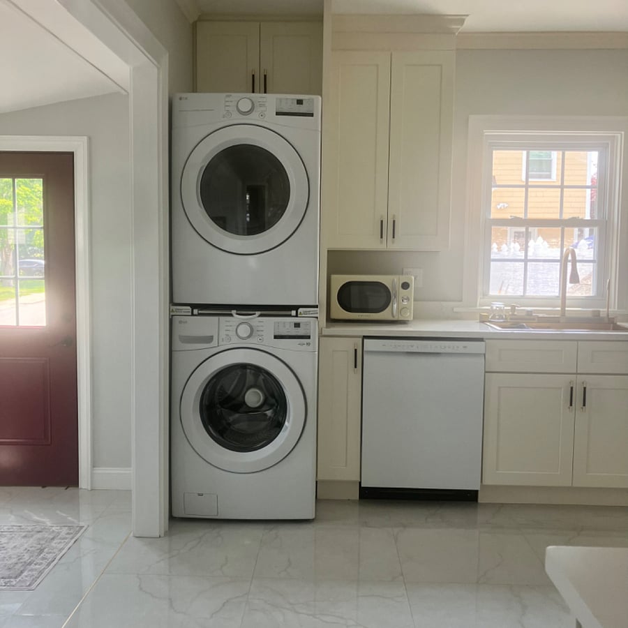 Washer and dryer