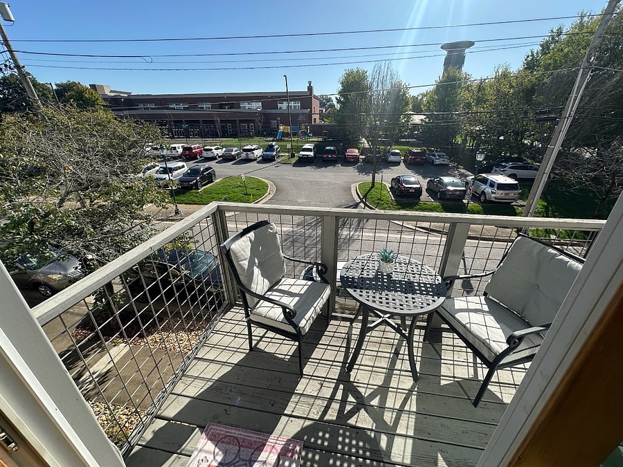 Unit Balcony- Facing East