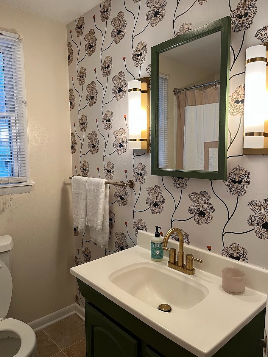 Bathroom with full tub and shower
