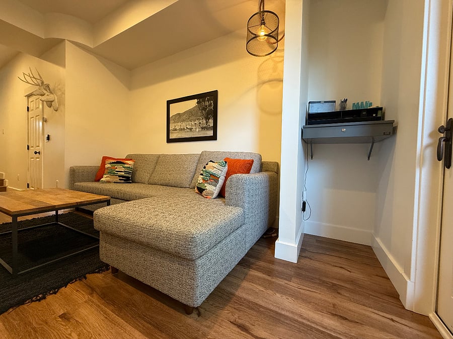 Desk/nook for office storage