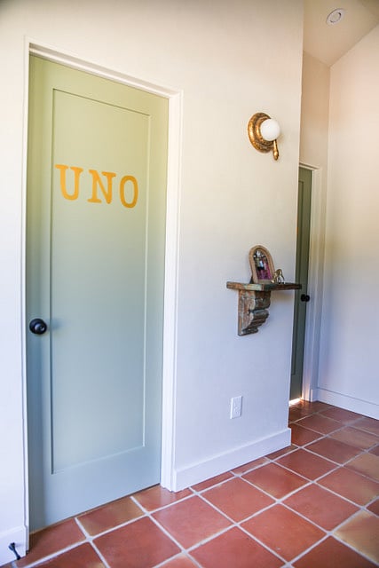 Separate locked entrances
