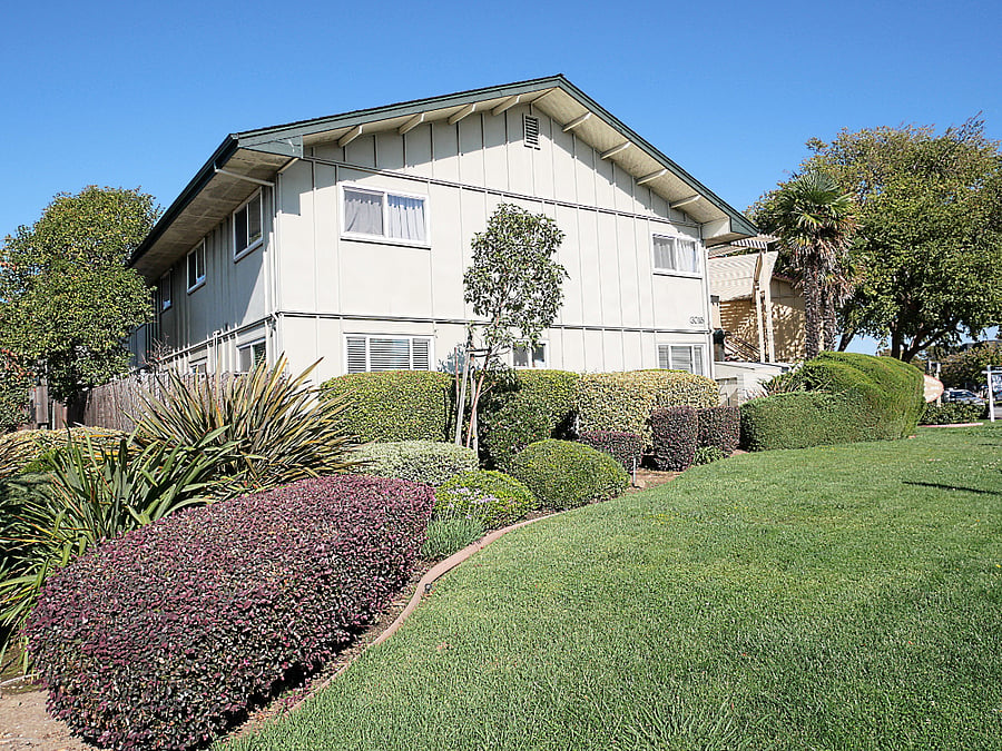 Side view of the condo building