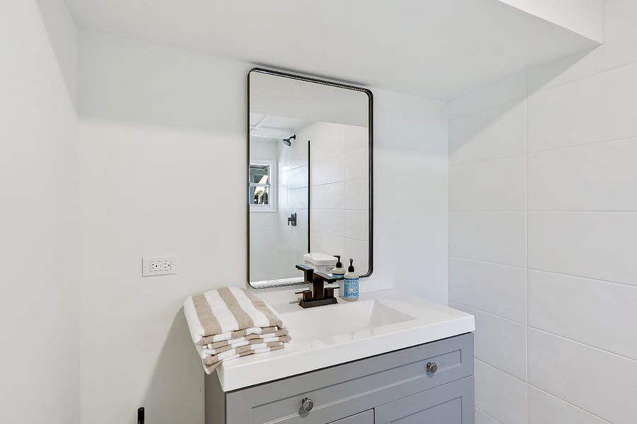 Bathroom 1 Vanity and Toilet - connected to bedroom 3