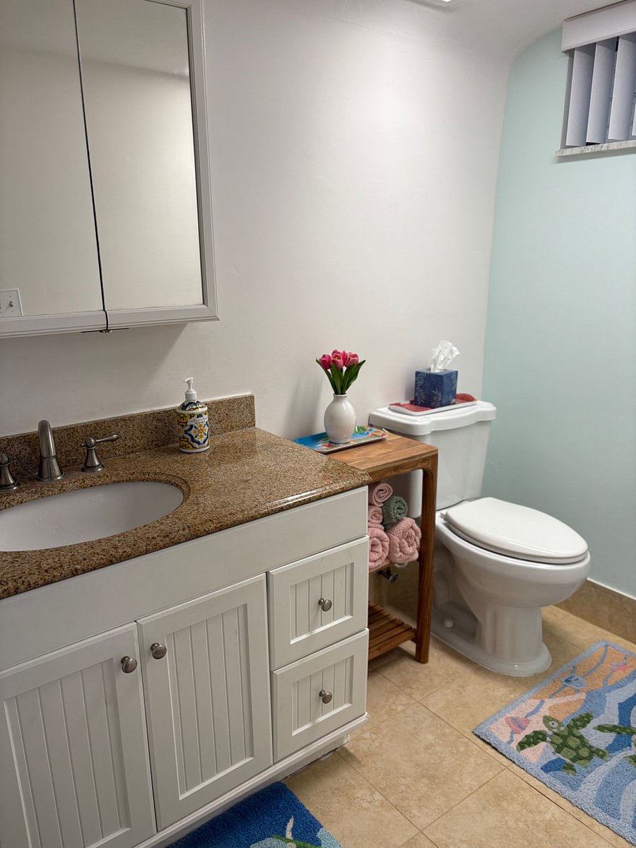 Half bath off primary