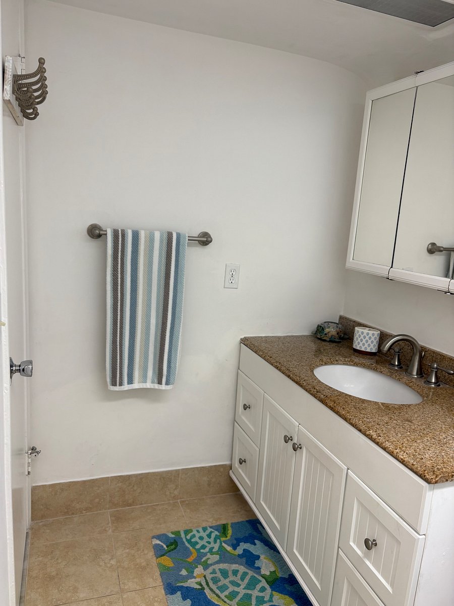 Half bath off primary. 