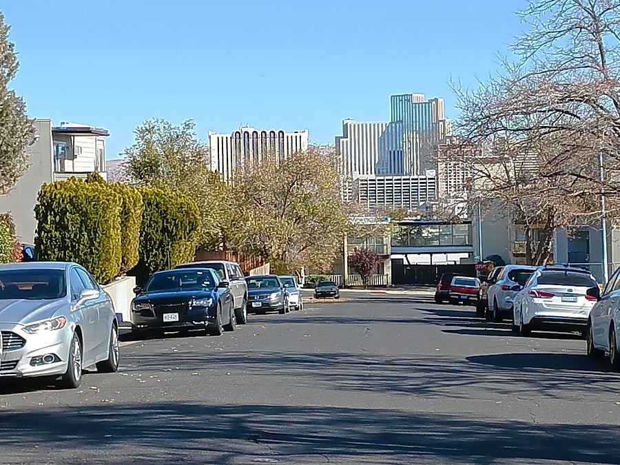View Downtown from Carlin St.