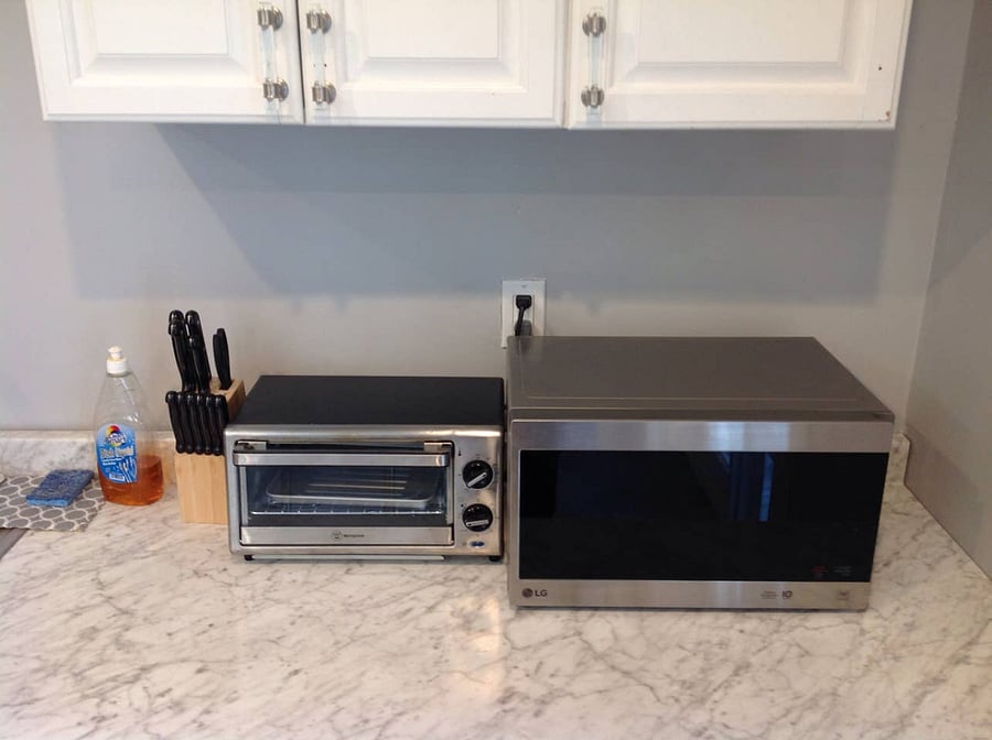 Kitchen - LG Microwave and Toaster Oven