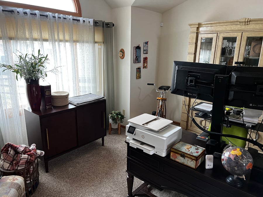 My work at home space