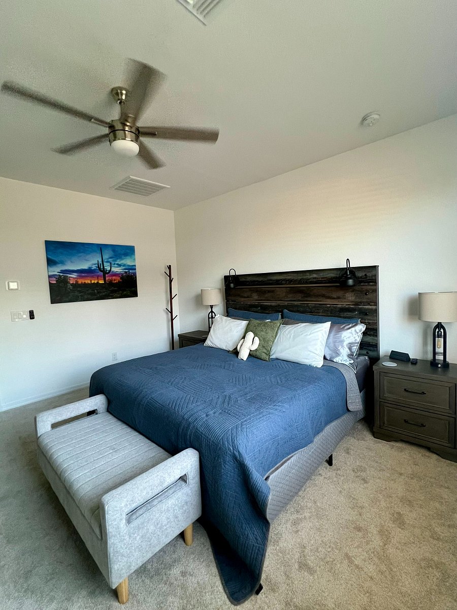 Spacious master suite