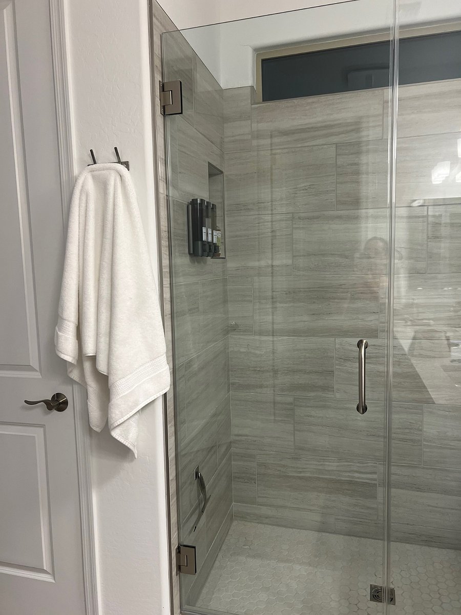 Master shower