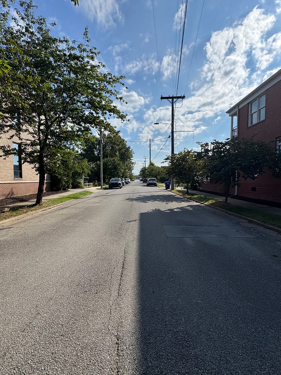 Street parking view from Williams Street