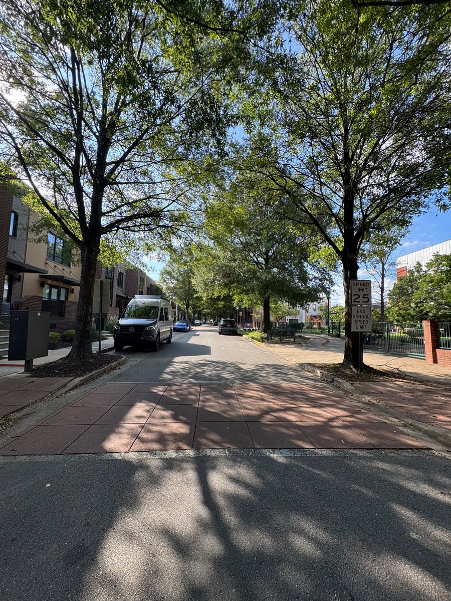 Street parking view from 17th Street