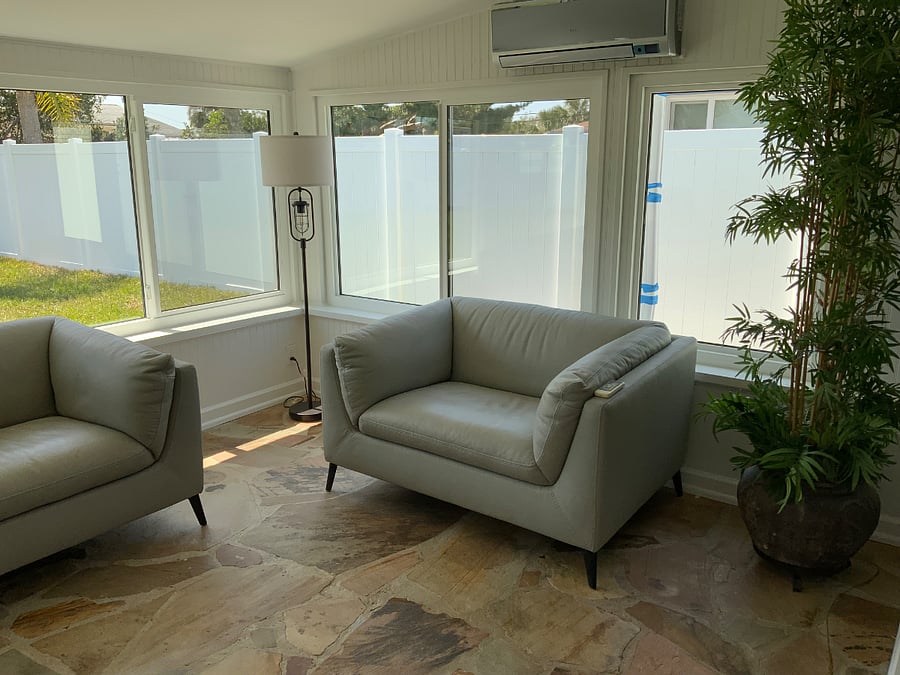 Florida Room to enjoy the sun and the shade.