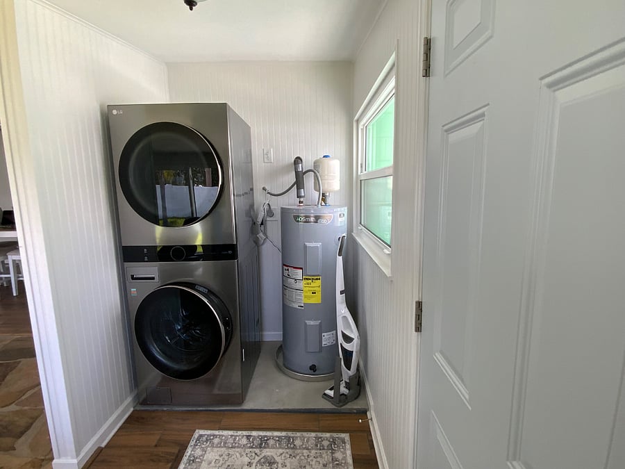 Modern Full HD Washer and Dryer to help keep you fresh and presentable.