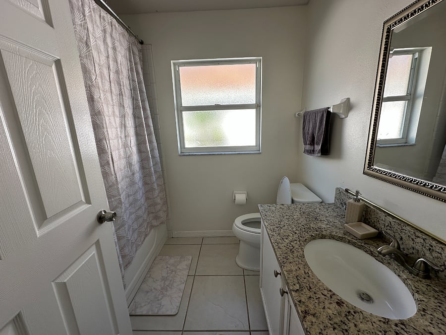 Share bathroom