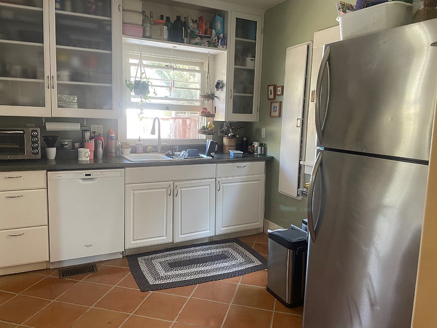 Fully stocked kitchen