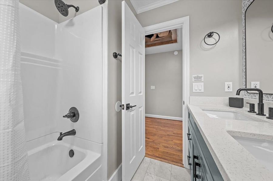 Hall bath