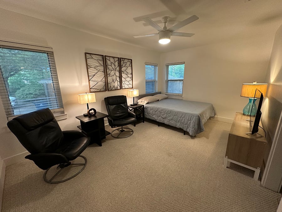 3rd (guest) bedroom is your private TV/living room