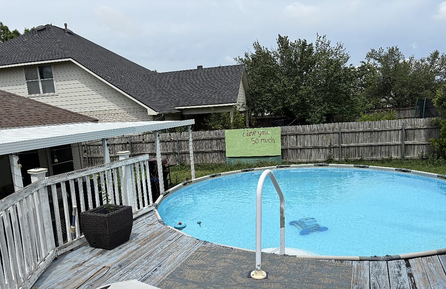 18' x 4' pool