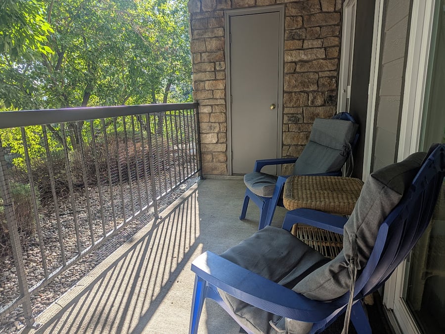 Sunny porch to relax