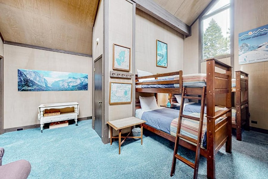 Four bunk beds