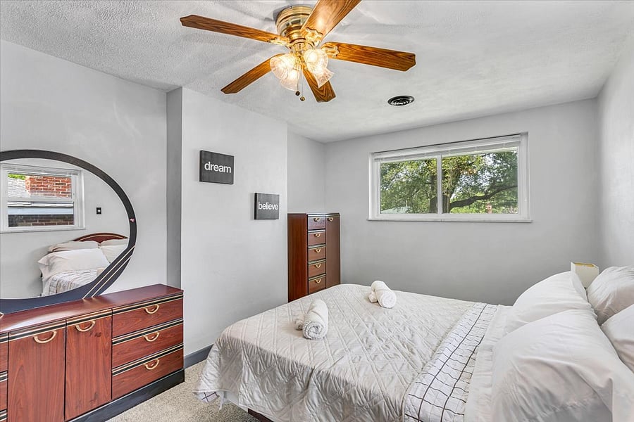 Queen bed