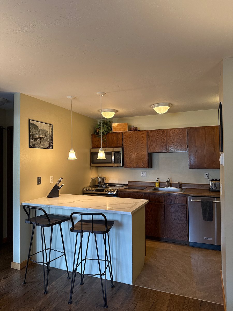 Modern Stove, microwave and dishwasher