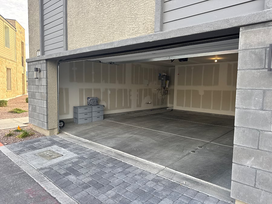 2 car garage from outside 