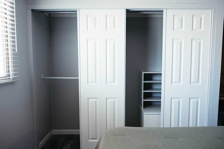 Closet in Master bedroom