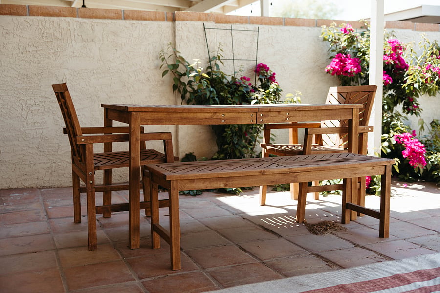 backyard dining table