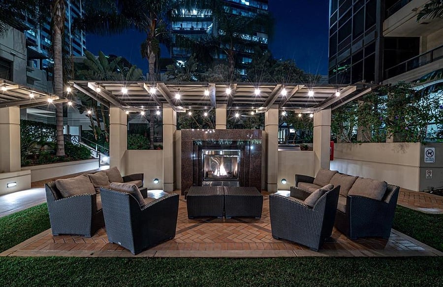 Fire Place in Park Setting