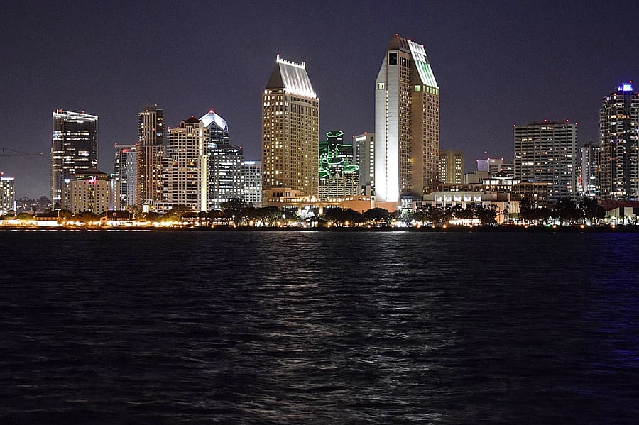 San Diego Skyline at Night