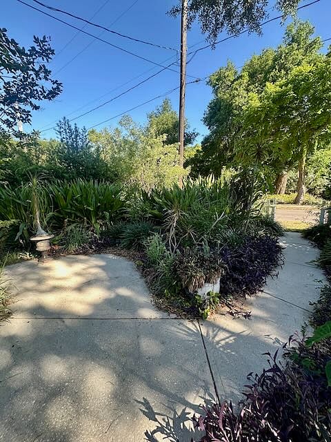 View toward the street from the front door.