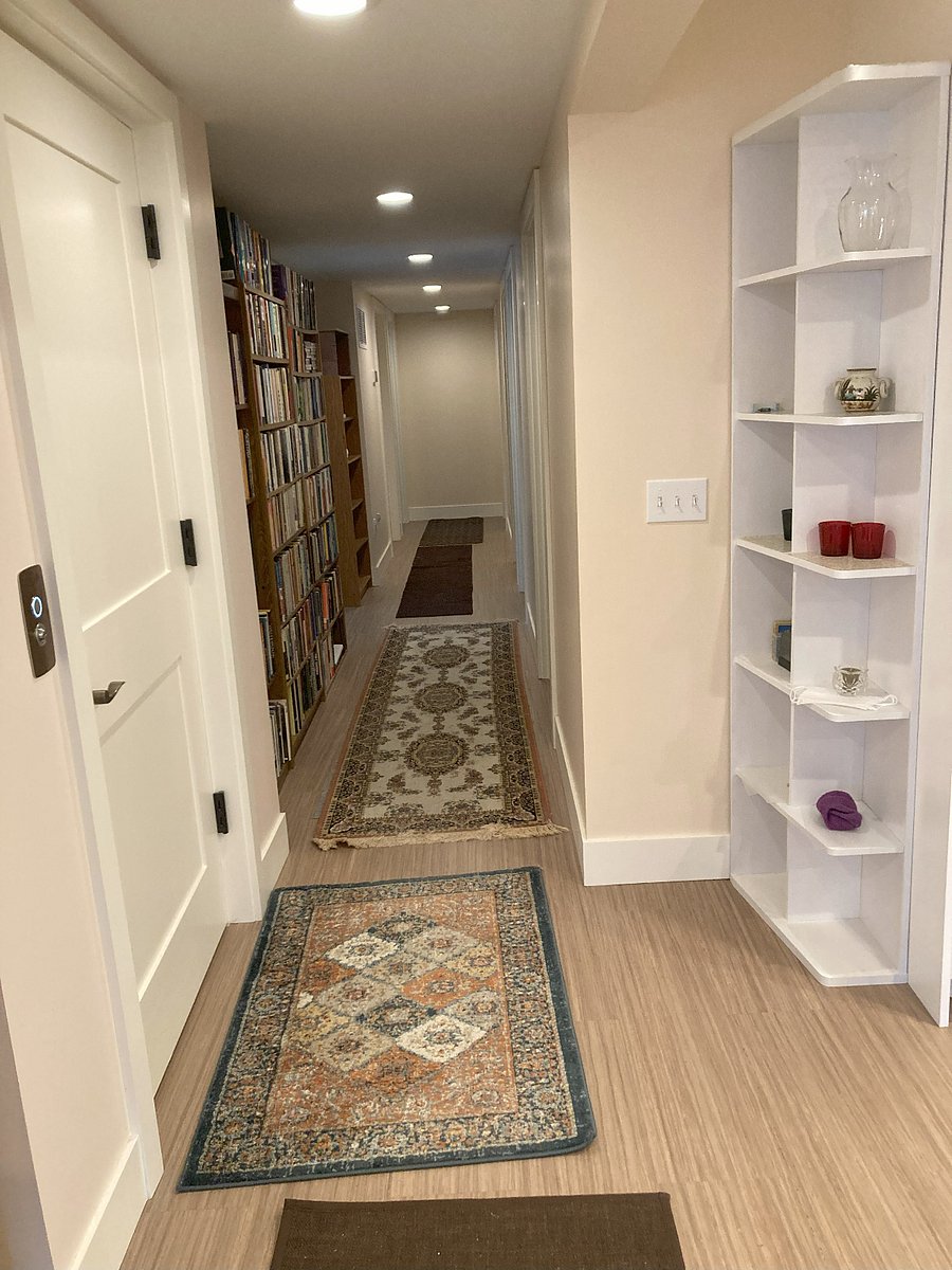 Go down hallway