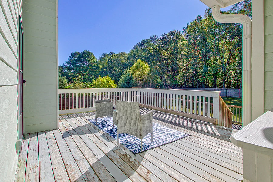 backyard deck
