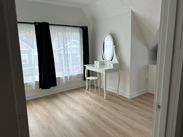 Master window area, perfect for a yoga mat!