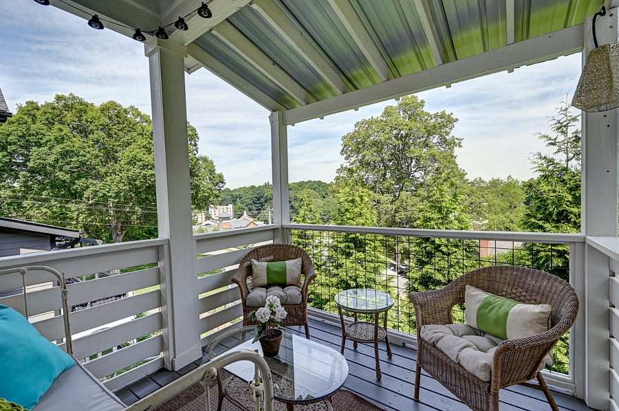 Rear porch