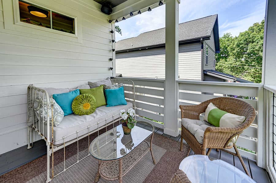 Rear porch