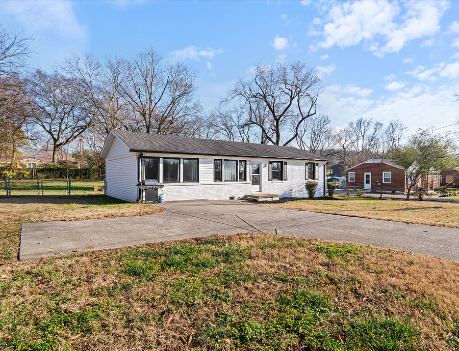 Front of Home: Parking in Driveway