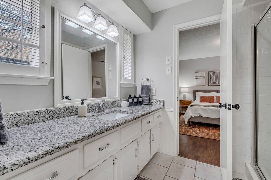 Jack and Jill Bathroom - Shared by bedrooms 2 and 3