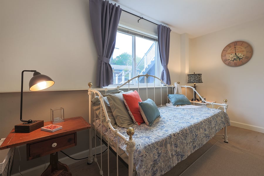 Dayroom includes office area