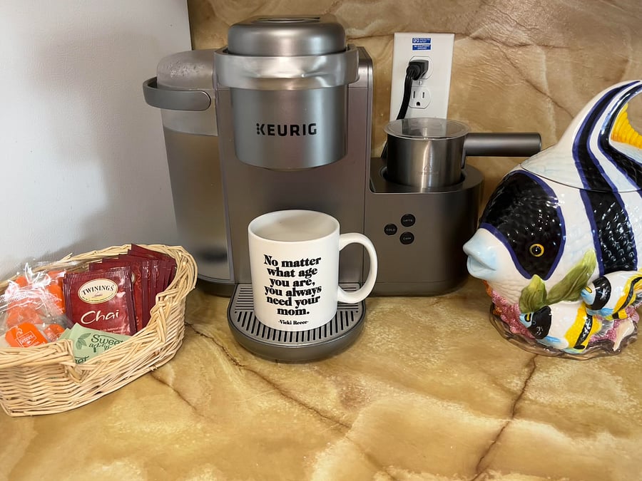Coffee Maker with milk fother