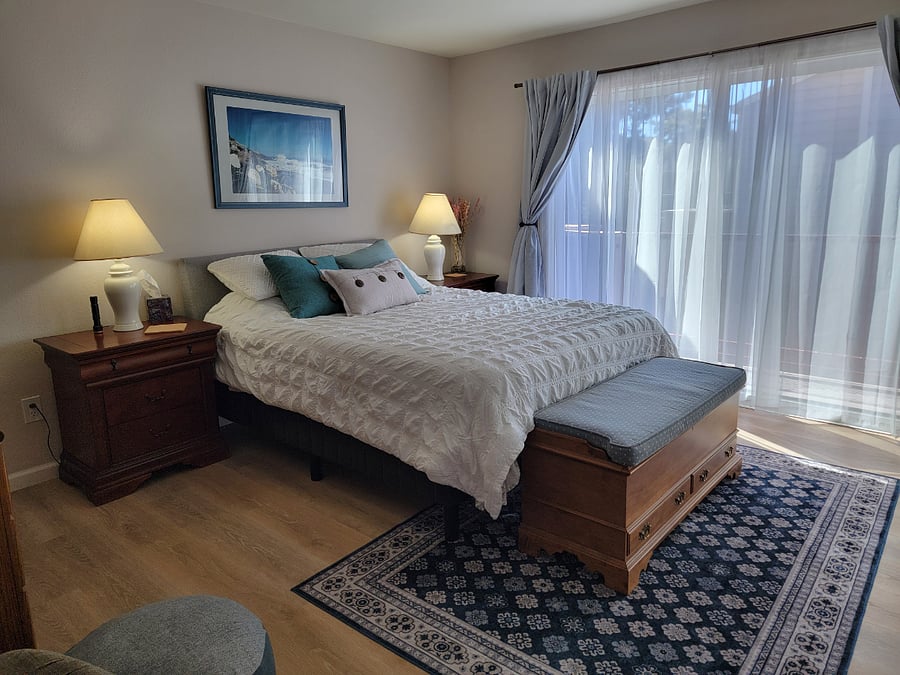 Primary bedroom from landing
