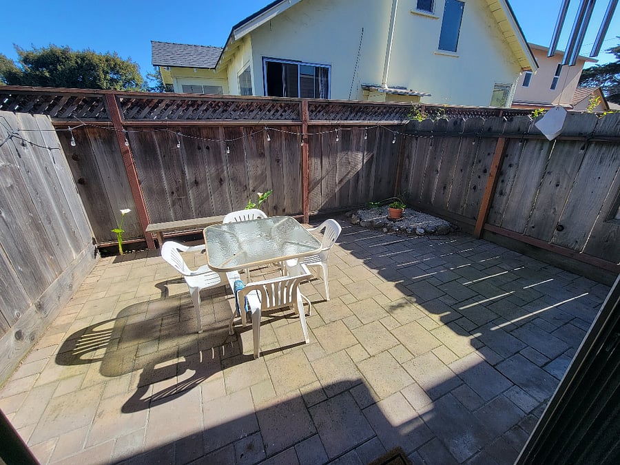 private patio off dining room
