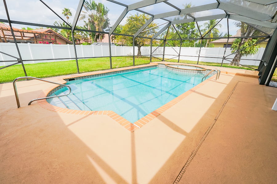 Enclosed pool