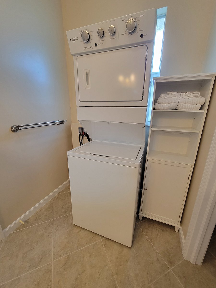Full Size Washer & Dryer inside unit