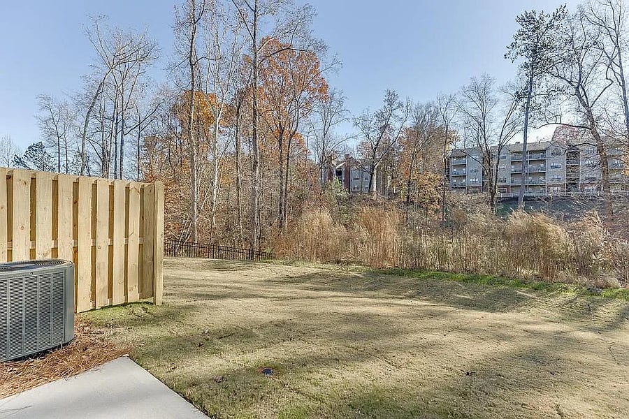 Backyard space.